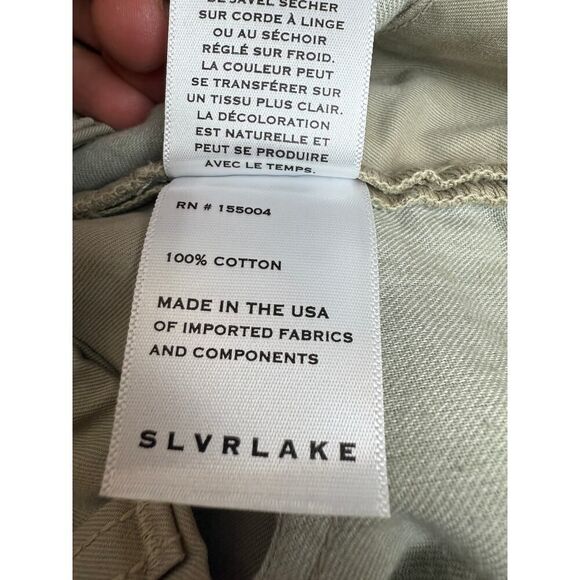 Slvrlake Lola Cotton Twill Wide Leg Pants NWT Sz. 32W - Picture 9 of 10